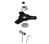 Bosch Home and Garden Set di lame per decespugliatore a batteria (1 lama in metallo; diametro taglio: 23 cm; confezione cartone)