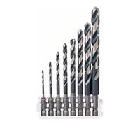 Bosch Set di punte elicoidali HSS Impact Control con gambo esagonale 8 pz 2-10 mm Quantità:1