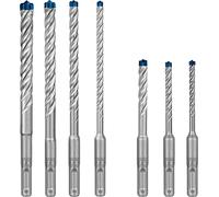 Bosch Set di punte per martello Expert SDS Plus 7x (diametro 5-12 mm, accessori per martelli perforatori), non applicabile, 7x