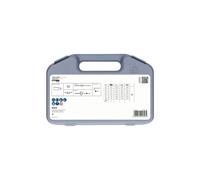 Bosch 9x Set di seghe a tazza Multi Material filettate (per Acciaio, Cartongesso, Ø 20, 25, 32, 38, 51, 64 mm, Professional Accessorio Trapanoi)