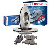BOSCH Set Dischi Freno Anteriore Ventilato + Pastiglie Freno per Toyota Yaris P9