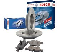 BOSCH Set Dischi Freno Posteriore Pieno Adatto Pastiglie per Mazda 323 Bj VI
