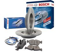 BOSCH Set Dischi Freno Posteriore Pieno + Pastiglie per BMW 3er Cabriolet E30