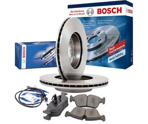 BOSCH Set Dischi Freno Posteriore Ventilato + Pastiglie per Mercedes W164 W251