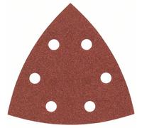 Bosch Set Fogli Abrasivi per Levigatrice a Delta, 93 MM, 180, 6 Fori, 25er-Pack
