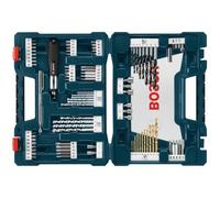 BOSCH Set misto di foratura e guida, 91 pezzi, MS4091 | Foratura e guida facili da usare, set di 91 punte per trapano per legno, metallo, pietra