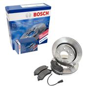 BOSCH Set Pastiglie Freno + Dischi Anteriori Ventilati per Fiat Scudo Kasten