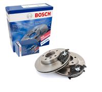 BOSCH Set Pastiglie Freno + Dischi Anteriori Ventilati per Ford Fiesta IV Ja