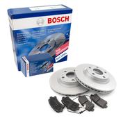 BOSCH Set Pastiglie Freno + Dischi Anteriori Ventilati per Peugeot 407 Sw 6E