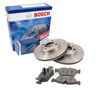 BOSCH Set Pastiglie Freno + Dischi Freno Anteriori Ventilati per Hyundai Getz TB