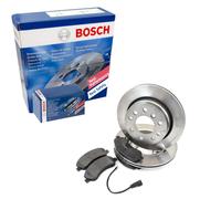 BOSCH Set Pastiglie Freno + Dischi Freno Anteriori Ventilati per Peugeot 407 Sw