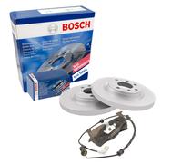 BOSCH Set Pastiglie Freno + Dischi Freno Pieno Frontale per Mercedes Classe A