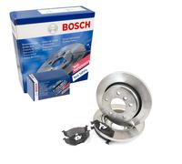 BOSCH Set Pastiglie Freno + Dischi Pieno Posteriore per Alfa Romeo 159