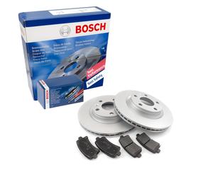 BOSCH Set Pastiglie Freno + Dischi Ventilato Posteriore per VW Passat Variant