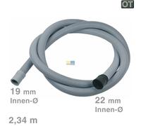 Bosch Siemens Utensili Casalinghi Tubo 00354124 Diritto/Diritto 19/22mmØ 2,34m