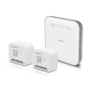 Bosch Smart Home set base controllo luci/tapparelle II per controllare illuminazione, tapparelle/veneziane/tende esterno, compatibile con AmazonAlexa, GoogleAssistant e AppleHomeKit, Amazon Edition