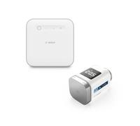 Bosch Smart Home Set iniziale termostato intelligente per radiatori, 1x Controller II, 1x Termostato per radiatori II [+M]