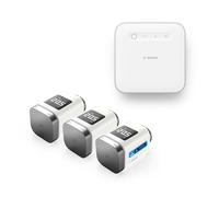 Bosch Smart Home Set iniziale termostato intelligente per radiatori, 1x Controller II, 3x Termostato per radiatori II [+M] antracite