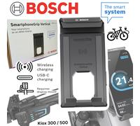 Bosch Smart System Supporto Smartphone Verticale Kiox 300 500, Carga Induttiva