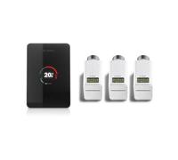 Bosch Smarter Wlan-Regler Easycontrol Set Con 3 Funk-Thermostaten, Nero