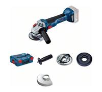 Bosch Smerigliatrice angolare a batteria GWS 18 V-10, Solo Version, L-BOXX Quantità:1