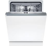 Bosch SMH4ECX28E, serie 4, lavastoviglie intelligente completamente integrata 60 cm, cassetto portaposate, lavastoviglie Made in Germany, cerniera Vario, particolarmente silenziosa, SpeedPerfect+,