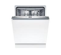 Bosch SMH6ECX12E Serie 6, Lavastoviglie Smart da incasso a scomparsa totale, Luce di funzionamento laterale, Cestelli personalizzabili, Motore EcoSilence Drive, Acciaio a ridotte emissioni, 60 cm.