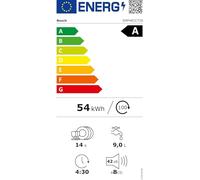Serie 4 Lavastoviglie Sottopiano, 60 cm, Acciaio Nero Spazzolato Anti-Impronta, SMP4ECC72S