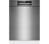 Bosch SMU6ZCS16E Serie 6, Lavastoviglie da incasso sottopiano, PerfectDry, Home Connect, Diagnostica da remoto, Extra Clean Zone, Acciaio, 60 cm