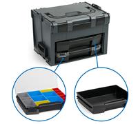 Bosch Sortimo LS-Boxx 306 Antracite Con i-Boxx 72 C3 E Cassetto Ls 72