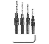 BOSCH SP515 Set di punte per trapano a testa svasata con codolo esagonale, 5 pezzi, con #6, #8, #10 e #12