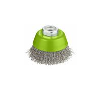 Bosch Spazzola a tazza in acciaio Inox, filo ondulato, 65mm 0,3mm 12500 rpm M 14 Quantità:1