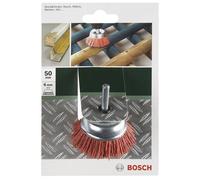 Bosch 2609256525 - Spazzola a tazza metallica in nylon con abrasivo al corindone, 6 x 75 mm, 80 g