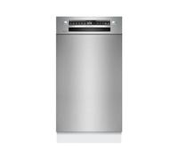Bosch SPU4HMS10E, serie 4, lavastoviglie Smarter sottopiano 45 cm, cassetto portaposate, asciugatura extra, SpeedPerfect+, pulizia igienica, assistente programma, cestello superiore regolabile in