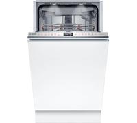Bosch SPV6EMX09E Serie 6 lavastoviglie completamente integrata, 45 cm, Smart Start, sistema di cestello VarioFlex, cassetto Vario, DuoPower, Time Light
