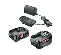 Bosch Home and Garden Starter Set Batteria e caricabatteria da 18 Volt (2x batterie 2,0 Ah + 4,0 Ah, AL 18V-20, sistema Volt, in confezione di cartone)