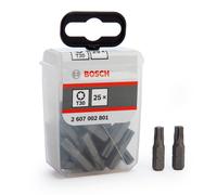 Bosch T30 Extra Duro Torx Screwdriver Bits Confezione Da 25 2607002801