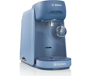Bosch Tassimo finesse Macchina Capsule TAS16B5, oltre 70 bevande, caffè più intenso a pressione della testa, spegnimento automatico, dosaggio perfetto, salvaspazio, 1400 W, blu lupino