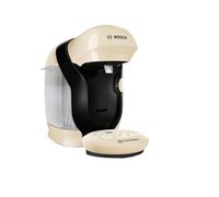 Bosch Tassimo Style friendly Macchina Capsule TAS117E, oltre 70 Bevande, adatta a tutte le tazze, completamente automatica, sostenibile, salvaspazio, 1400 W, crema