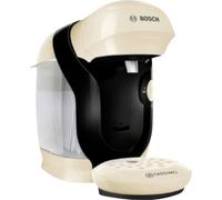 Bosch Tassimo Style friendly Macchina Capsule TAS117E, oltre 70 Bevande, adatta a tutte le tazze, completamente automatica, sostenibile, salvaspazio, 1400 W, crema