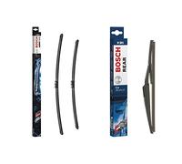 Bosch Tergicristalli Aerotwin A962S, Lunghezza: 700Mm/625Mm, 1 Set Per Parabrezza (Anteriore) & Tergilunotto Rear H301, Lunghezza: 300Mm, 1 Tergicristallo Per Lunotto