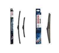 Bosch Tergicristalli Aerotwin Ar653S, Lunghezza: 650Mm/400Mm, 1 Set Per Parabrezza (Anteriore) & Tergilunotto Rear H281, Lunghezza: 280Mm, 1 Tergicristallo Per Lunotto