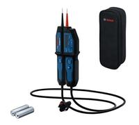 Bosch Professional Tester di tensione GVT 1000-15 (test di tensione fino a 1000 V AC/DC, feedback LED, cicalino, avvisi di vibrazione, IP65, torcia incorporata, cavo da 125 cm, 2x1,5 V LR03 (AA))