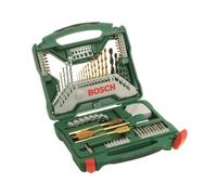 Bosch Titanio Trapano & Screwdriver Set di Punte 70pc Legno Metallo Muratura