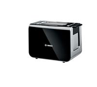 Bosch Tostapane Styline TAT8613N integrato, funzione di sollevamento, scongelamento, spegnimento automatico, centraggio del pane, 800 W, acciaio inox/nero