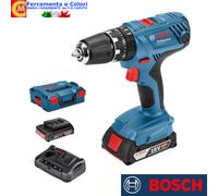 BOSCH Trapano a Percussione B 18VP GSB18V-21 Con 2 Batterie 2Ah Avvitatore KIT