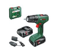 Bosch Trapano avvitatore a batteria EasyDrill 18V-40 (2 batterie da 2,0 Ah, sistema 18 volt, in custodia per il trasporto)