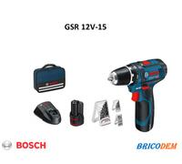 Trapano avvitatore batteria Bosch Professional Gsr 12V 15 0 601 868 10F