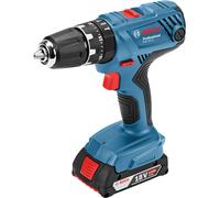 PROPRIETÀ DI PERCUSIONE Bosch Professional GSB 18V- 21 + 2 batterie 2.0AH + GAL