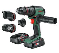 BOSCH Trapano battente AdvancedImpact 18V-80 QuickSnap con due Batterie 82Nm